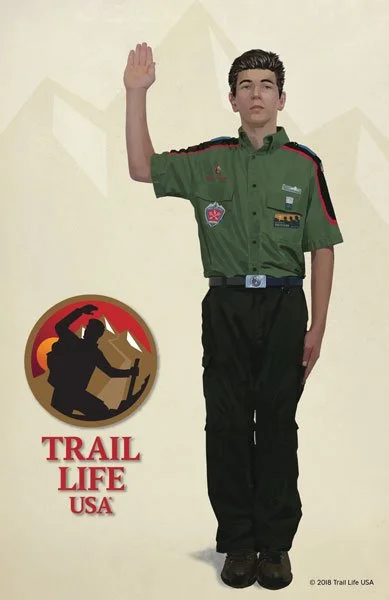 Photo — trailmen in uniform